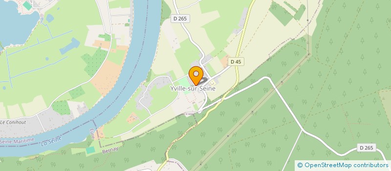 localisation de l'entreprise MADAME MARIE-CLAUDE BOUILLETTE  YVILLE-SUR-SEINE