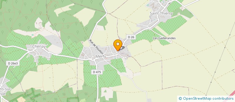 localisation de l'entreprise MADAME MARIE CLAUDE BOURG  MERFY