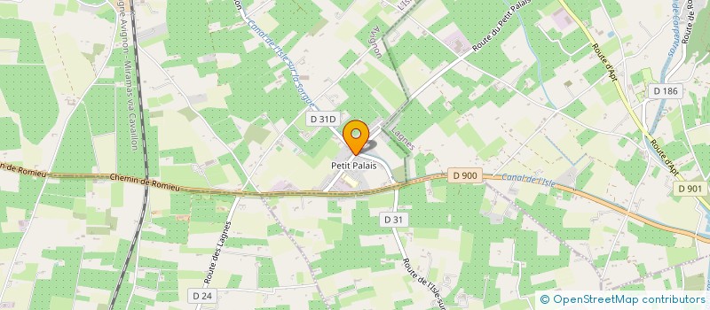 localisation de l'entreprise MADAME MARIE-CLAUDE BRIMONT à L'ISLE-SUR-LA-SORGUE