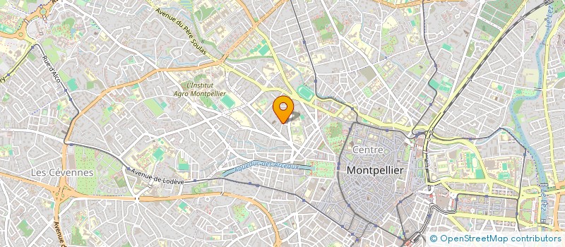 localisation de l'entreprise MADAME MARIE-CLAUDE BRU à MONTPELLIER