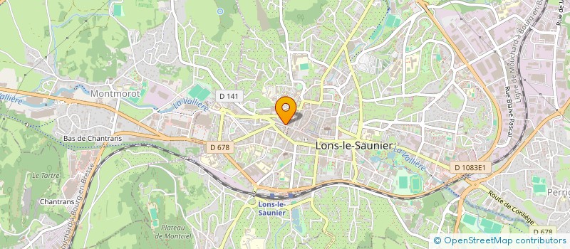 localisation de l'entreprise MADAME MARIE CLAUDE CABIRON à LONS-LE-SAUNIER