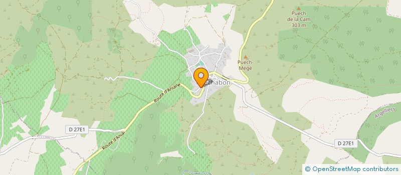 localisation de l'entreprise MADAME MARIE-CLAUDE CALVIE  PUECHABON