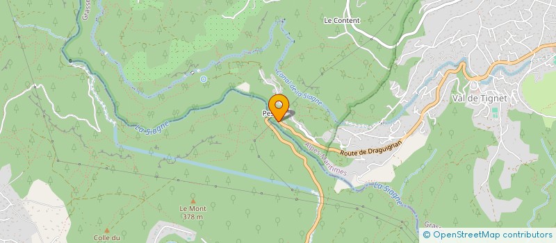 localisation de l'entreprise MADAME MARIE-CLAUDE CAMILLERI  PEYMEINADE