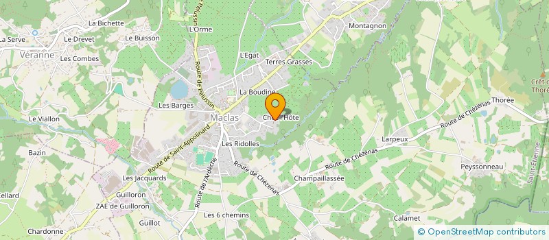 localisation de l'entreprise MADAME MARIE-CLAUDE CAPARROS  MACLAS