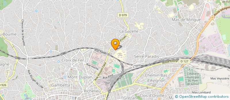 localisation de l'entreprise MADAME MARIE CLAUDE CAUSSATIERES  NIMES