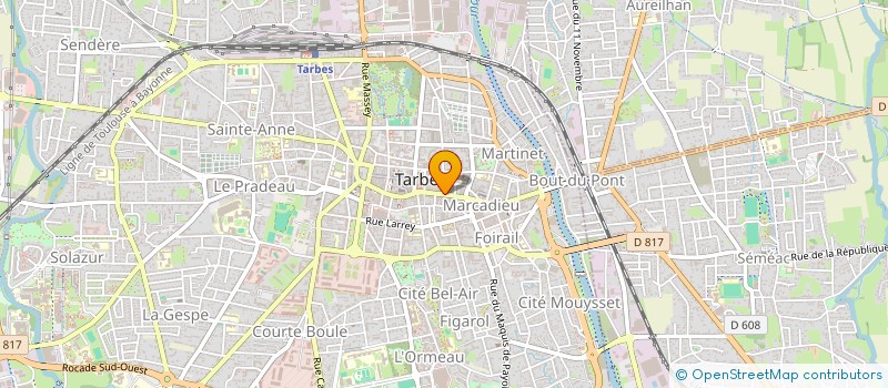 localisation de l'entreprise MADAME MARIE-CLAUDE CAYREFOURCQ  TARBES