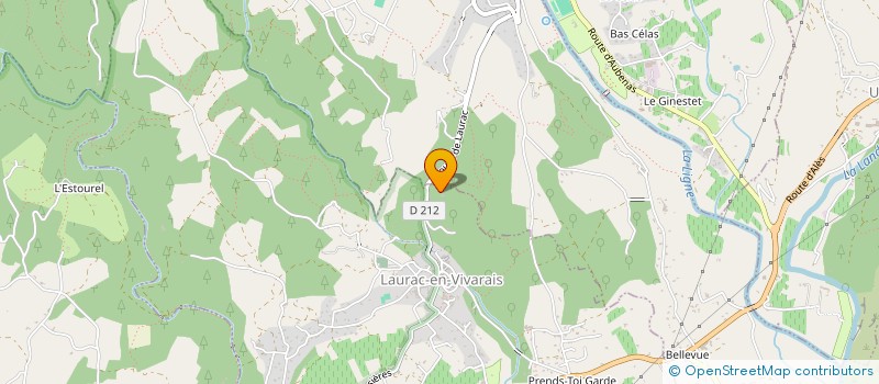 localisation de l'entreprise MADAME MARIE-CLAUDE CEYTE  LAURAC-EN-VIVARAIS