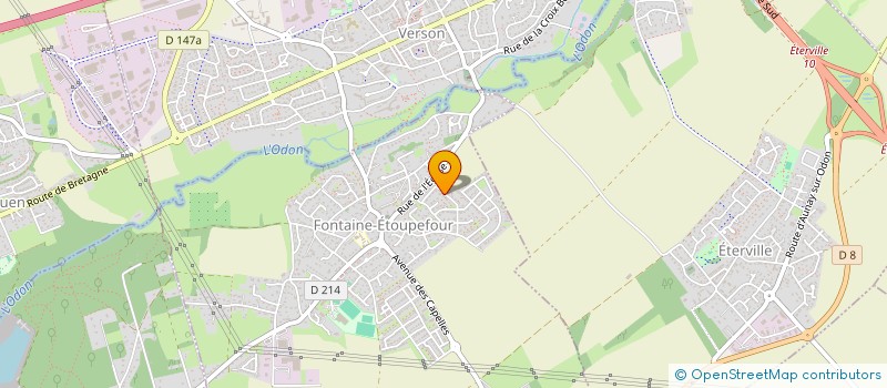 localisation de l'entreprise MADAME MARIE CLAUDE CHAIX  FONTAINE-ETOUPEFOUR