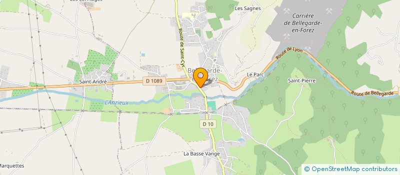 localisation de l'entreprise MADAME MARIE-CLAUDE CHANAVAT  BELLEGARDE-EN-FOREZ