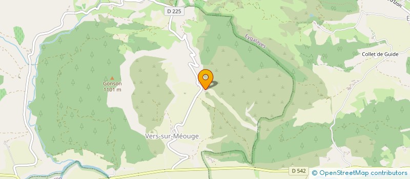 localisation de l'entreprise MADAME MARIE CLAUDE CHASTEL  VERS-SUR-MEOUGE