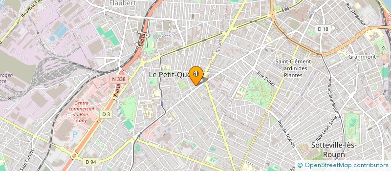 localisation de l'entreprise MADAME MARIE-CLAUDE CHOUVILLE  LE PETIT-QUEVILLY