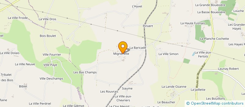 localisation de l'entreprise MADAME MARIE CLAUDE CORVAISIER  MEDREAC