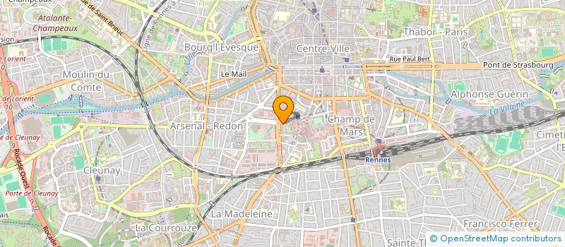 localisation de l'entreprise MADAME MARIE-CLAUDE COULON  RENNES