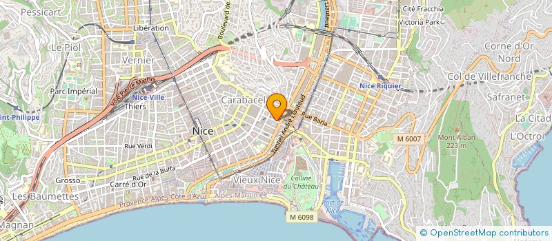 localisation de l'entreprise MADAME MARIE-CLAUDE COURSELLE à NICE