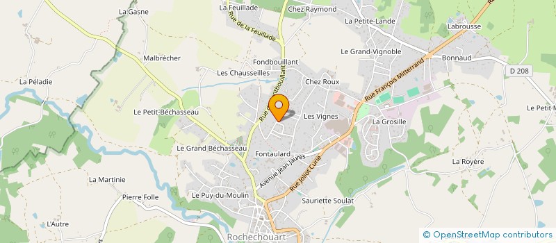 localisation de l'entreprise MADAME MARIE CLAUDE COUSSIT  ROCHECHOUART