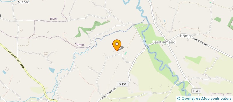 localisation de l'entreprise MADAME MARIE-CLAUDE DALLES  SARRANT