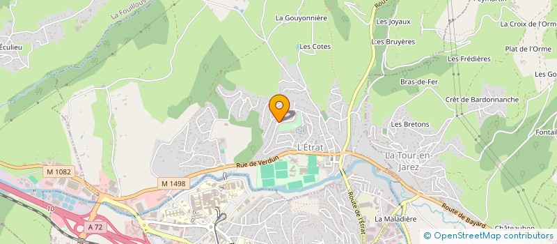 localisation de l'entreprise MADAME MARIE-CLAUDE DANTONY à L'ETRAT