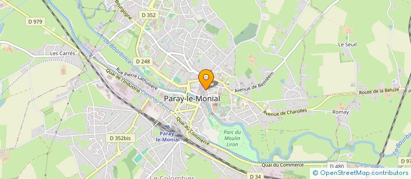localisation de l'entreprise MADAME MARIE-CLAUDE DEFAYE à PARAY-LE-MONIAL