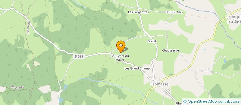 localisation de l'entreprise MADAME MARIE-CLAUDE DEMONTEIX à ESPINASSE