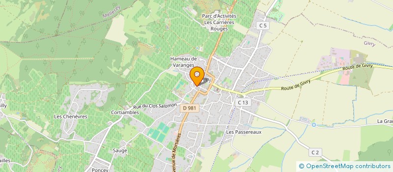 localisation de l'entreprise MADAME MARIE CLAUDE DEQUIER à GIVRY