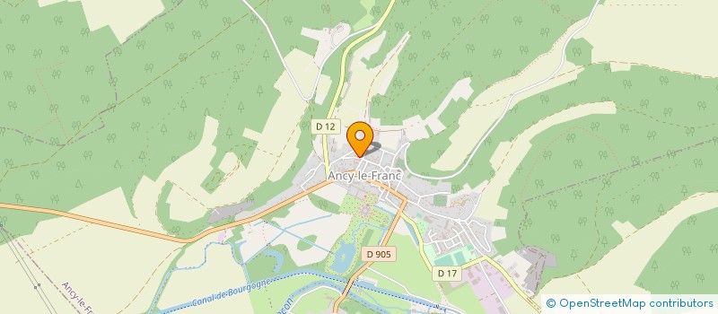 localisation de l'entreprise MADAME MARIE CLAUDE DESCHASSOT  ANCY-LE-FRANC