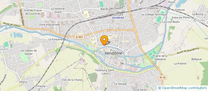 localisation de l'entreprise MADAME MARIE CLAUDE DOUCET à VENDOME