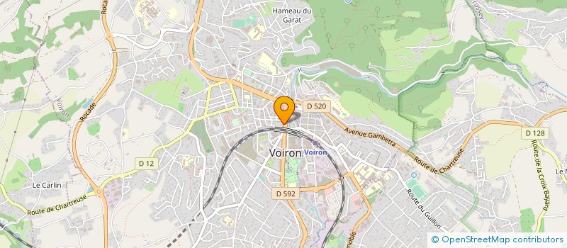 localisation de l'entreprise MADAME MARIE-CLAUDE DREVETON à VOIRON