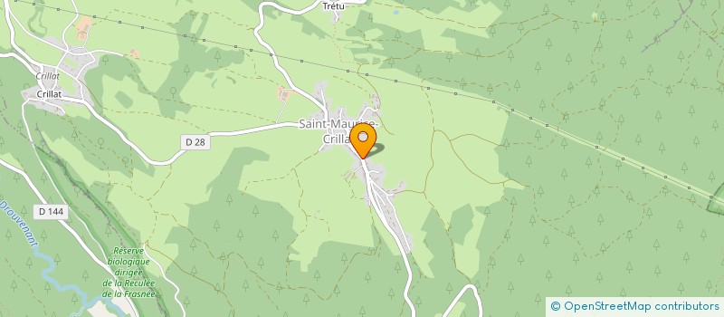 localisation de l'entreprise MADAME MARIE CLAUDE DUBOULOZ MONET  SAINT-MAURICE-CRILLAT