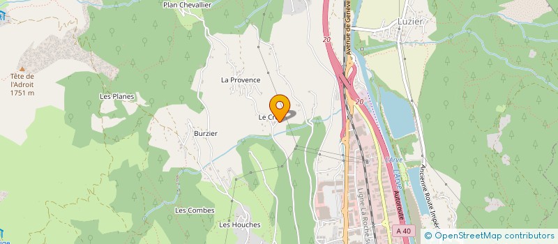 localisation de l'entreprise MADAME MARIE-CLAUDE DUCREY à SALLANCHES
