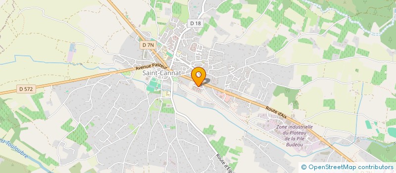 localisation de l'entreprise MADAME MARIE-CLAUDE DUMAS  SAINT-CANNAT