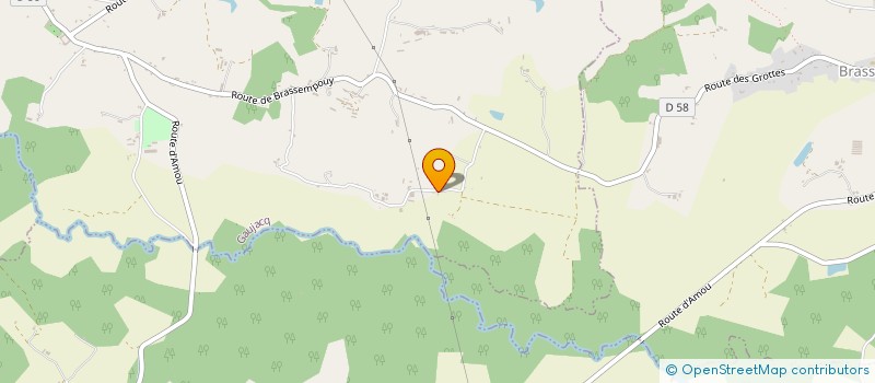 localisation de l'entreprise MADAME MARIE CLAUDE DUMECQ  GAUJACQ