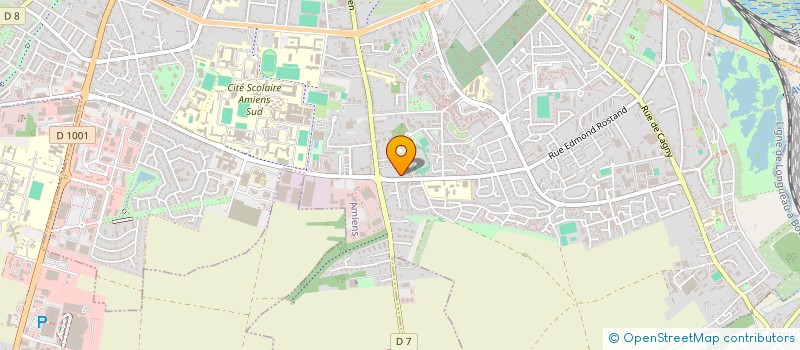 localisation de l'entreprise MADAME MARIE-CLAUDE DUSUEL  AMIENS