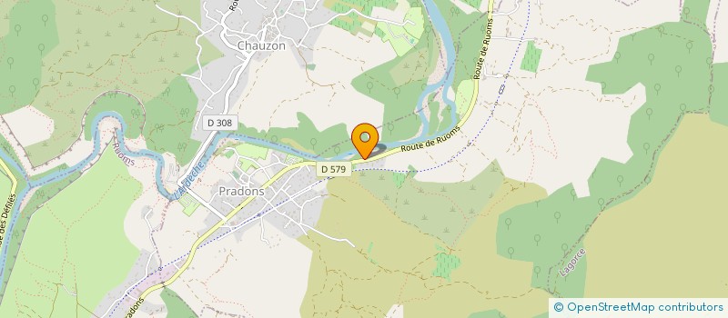 localisation de l'entreprise MADAME MARIE-CLAUDE ELBAZ  PRADONS