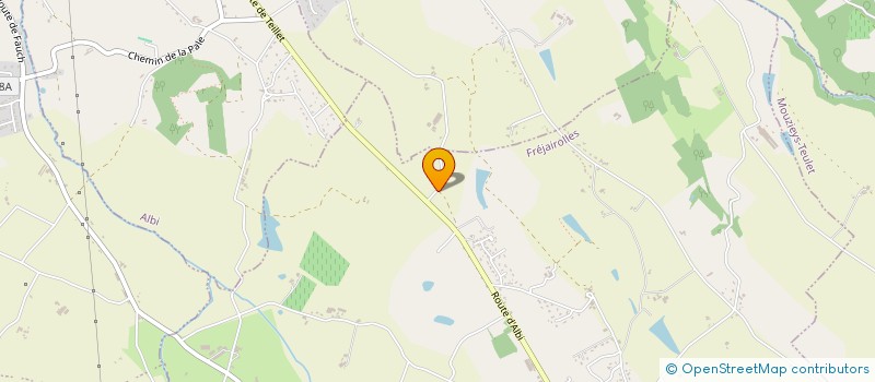 localisation de l'entreprise MADAME MARIE-CLAUDE ESPEROU  FREJAIROLLES