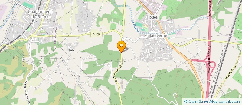 localisation de l'entreprise MADAME MARIE-CLAUDE FARGIER  MALATAVERNE