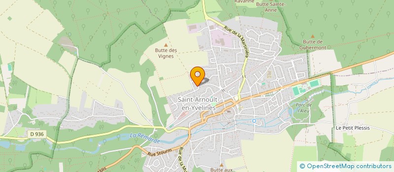 localisation de l'entreprise MADAME MARIE-CLAUDE FAUCHER  SAINT-ARNOULT-EN-YVELINES