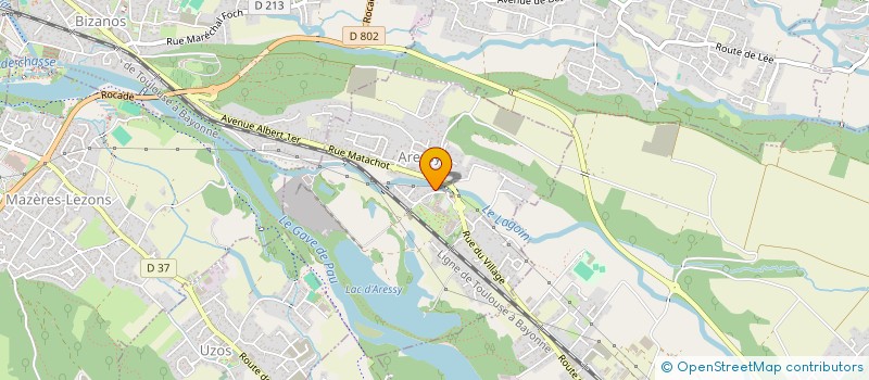 localisation de l'entreprise MADAME MARIE CLAUDE FIGADERE  ARESSY