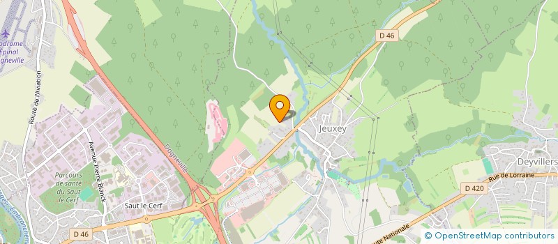 localisation de l'entreprise MADAME MARIE-CLAUDE GAETTER  JEUXEY