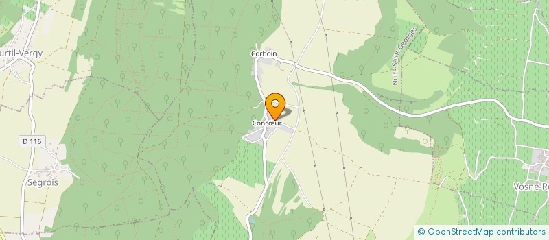 localisation de l'entreprise MADAME MARIE-CLAUDE GAILLOT  MAREY-LES-FUSSEY