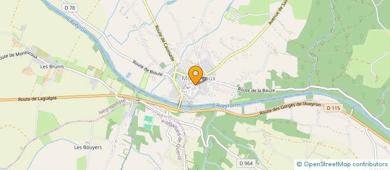 localisation de l'entreprise MADAME MARIE-CLAUDE GANTHEIL  MONTRICOUX