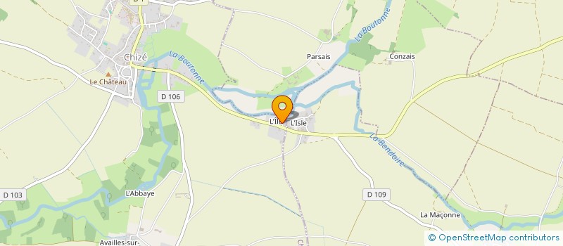 localisation de l'entreprise MADAME MARIE-CLAUDE GAUFICHON  CHIZE