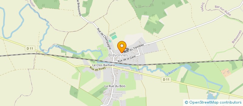 localisation de l'entreprise MADAME MARIE-CLAUDE GERARD à BREVONNES