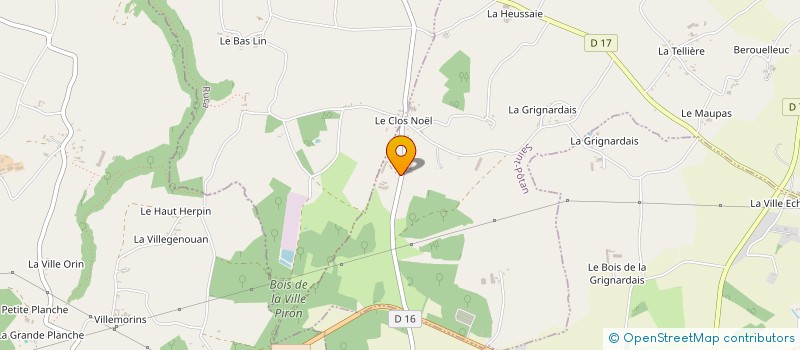 localisation de l'entreprise MADAME MARIE-CLAUDE GIRAUDEAU  SAINT-POTAN