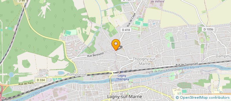 localisation de l'entreprise MADAME MARIE-CLAUDE GIRONDE à THORIGNY SUR MARNE