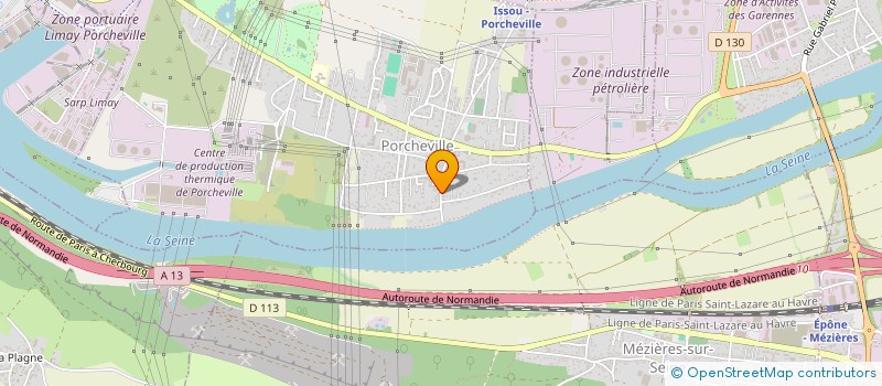 localisation de l'entreprise MADAME MARIE-CLAUDE GIROUARD  PORCHEVILLE