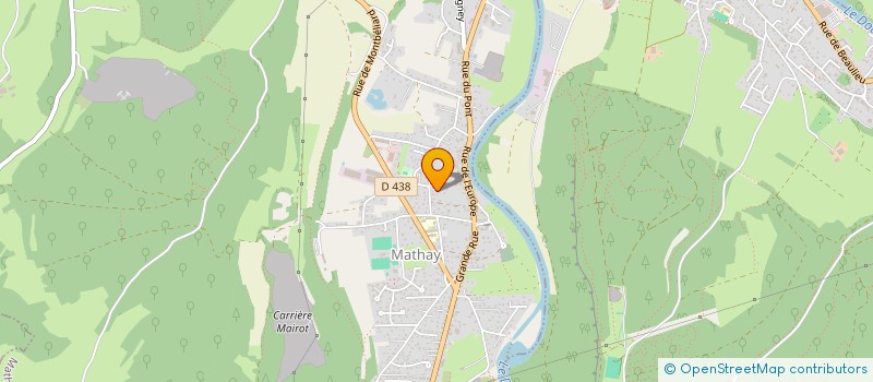 localisation de l'entreprise MADAME MARIE-CLAUDE GRANDNE  MATHAY