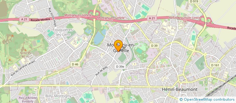 localisation de l'entreprise MADAME MARIE-CLAUDE GREMEL  MONTIGNY-EN-GOHELLE