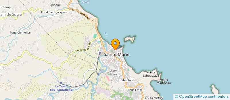 localisation de l'entreprise MADAME MARIE-CLAUDE GROUGI à SAINTE-MARIE