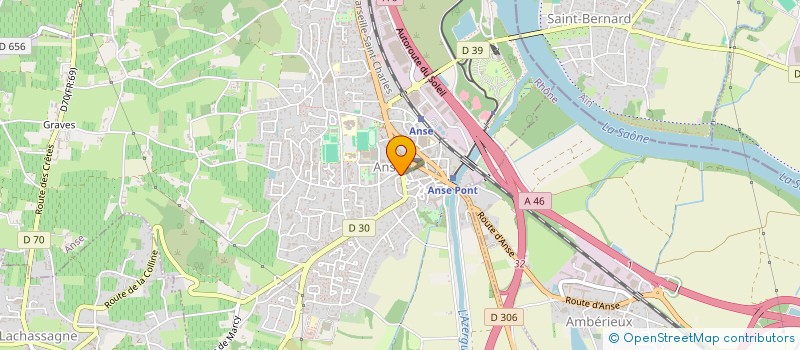 localisation de l'entreprise MADAME MARIE-CLAUDE GUICHARD à ANSE