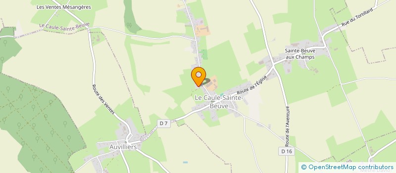 localisation de l'entreprise MADAME MARIE-CLAUDE HEBERT  HAUDRICOURT